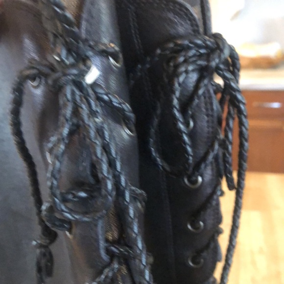 Fendi signature (Vintage) Moto Boot sz 38 1/2 - Picture 8 of 10